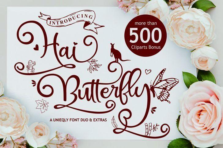 Hai Butterfly Font