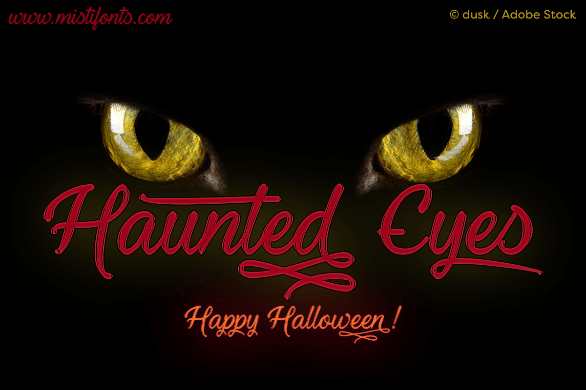 Haunted Eyes Font 1