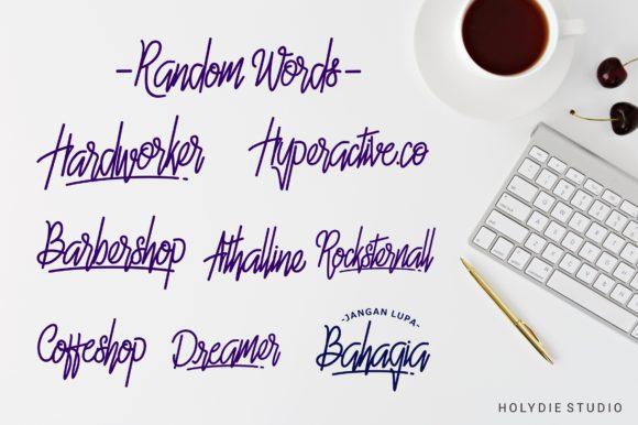 Hello Avelline Handwritten Font 4