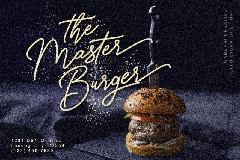 Hello Signature Font 1