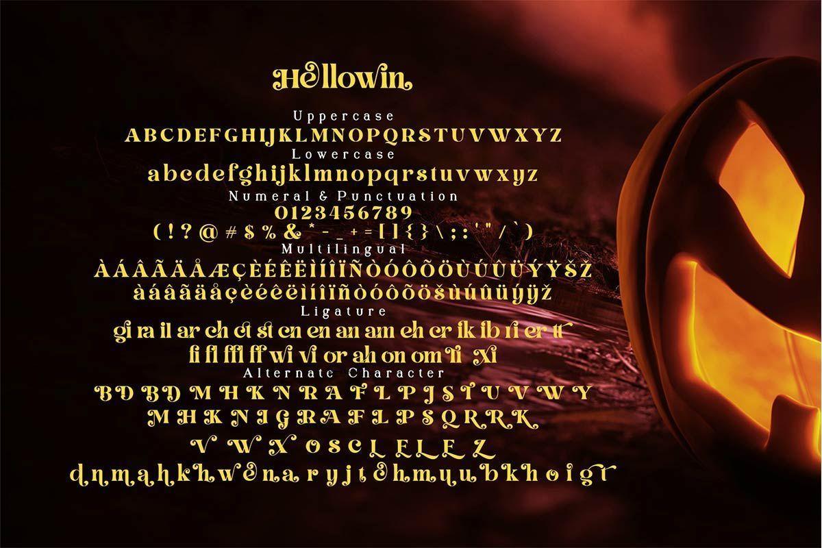 Hellowin Modern Serif Font 2