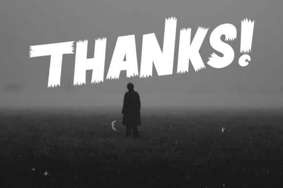 Horror Vision Display Font 7