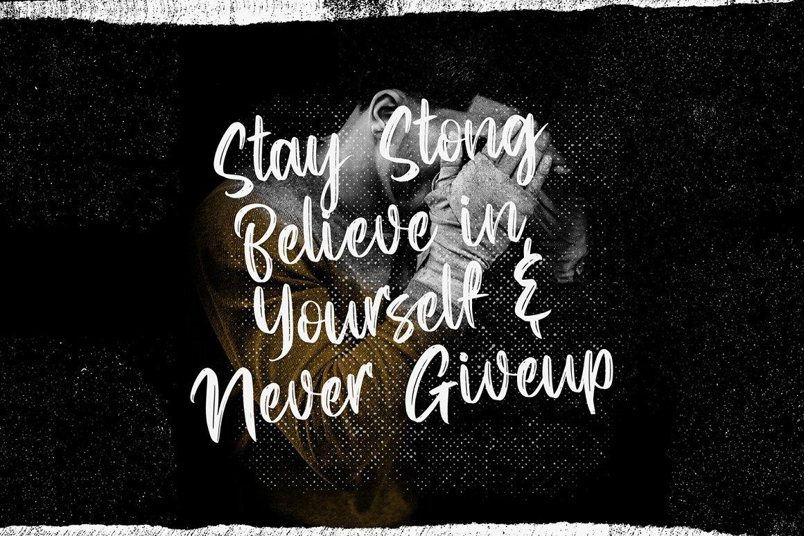 Hysteria Brush Script Font 4