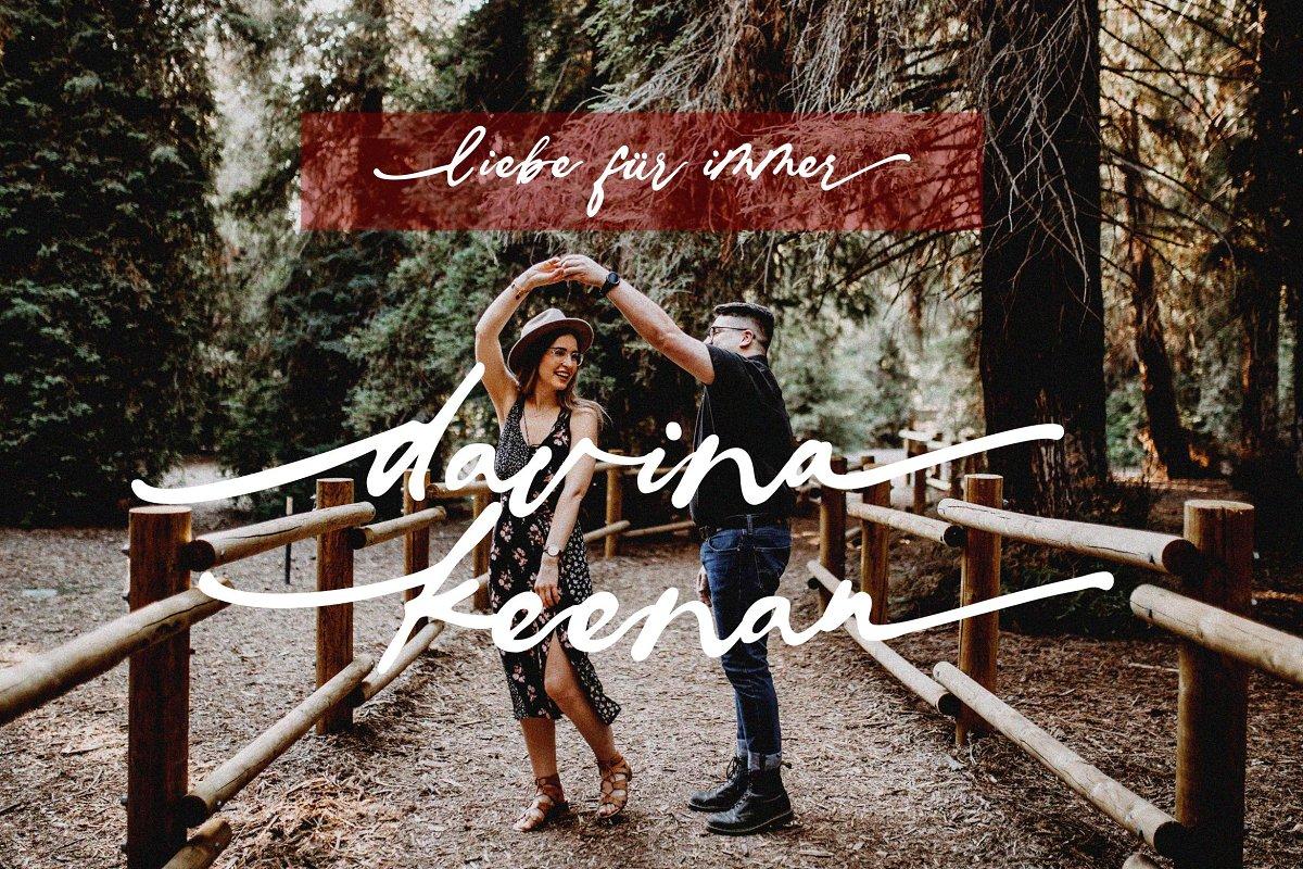 Ingkar Janji Stylish Script Font 5