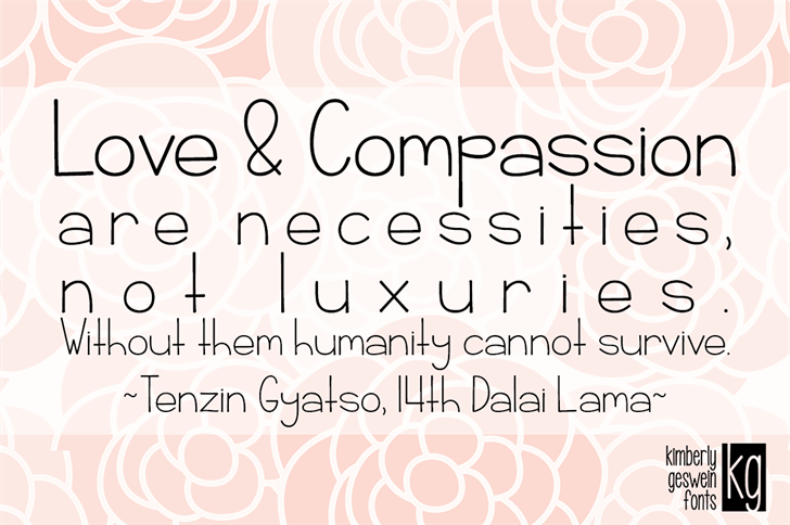 KG Rise UP Font Free