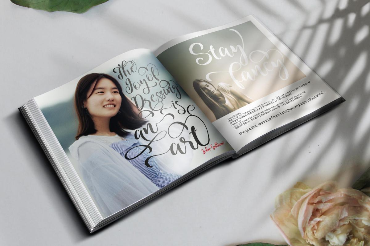 Kitahara Calligraphy Font  2