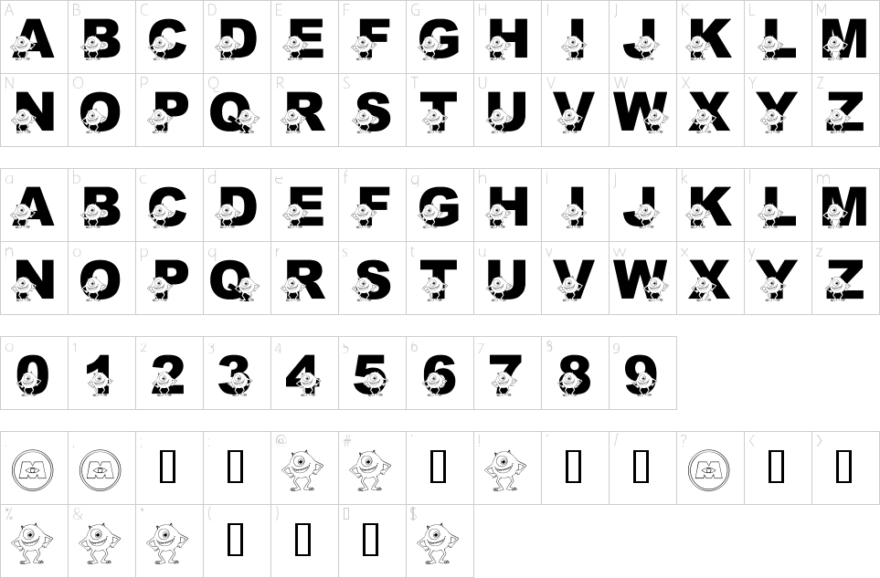 LMS Googly Bear Font