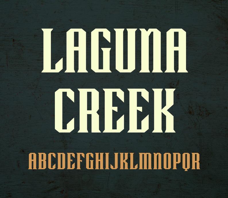 Laguna Creek Font 1