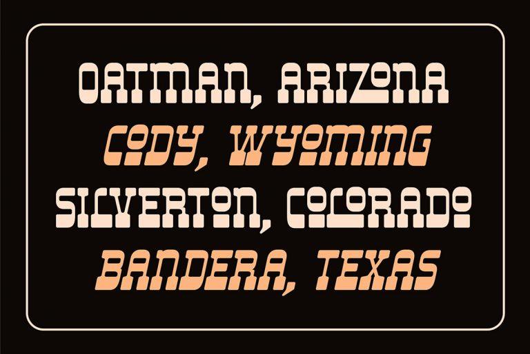 Liong Display Font 5