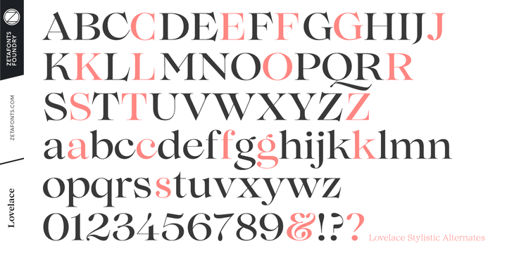 Lovelace Font Family 7