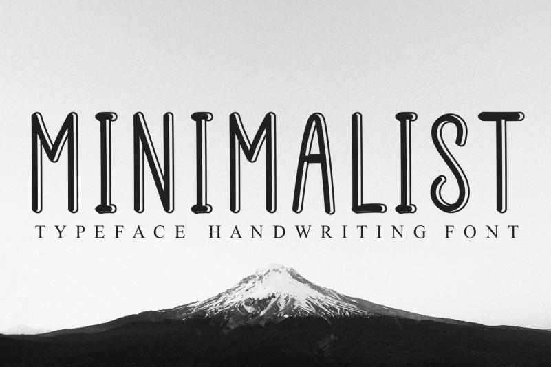 MINIMALIST Display Font