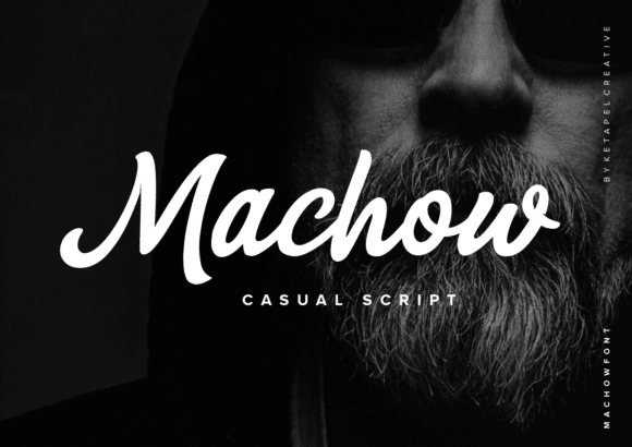Machow Bold Casual Script Font