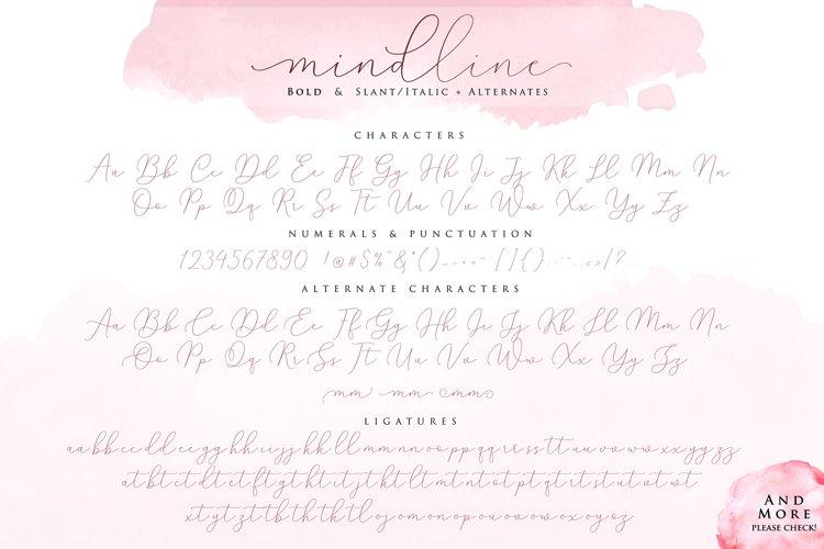 Mindline Script Font 5
