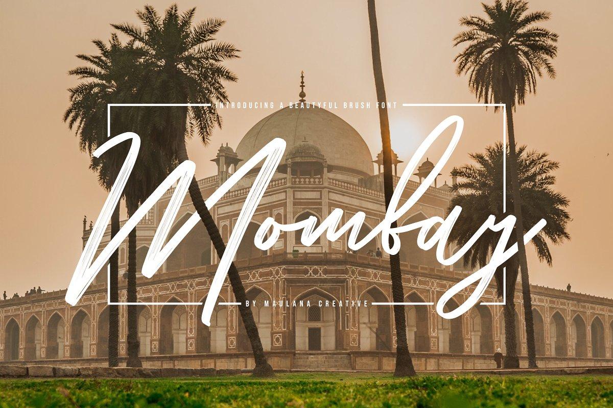 Mombay Brush Font 1