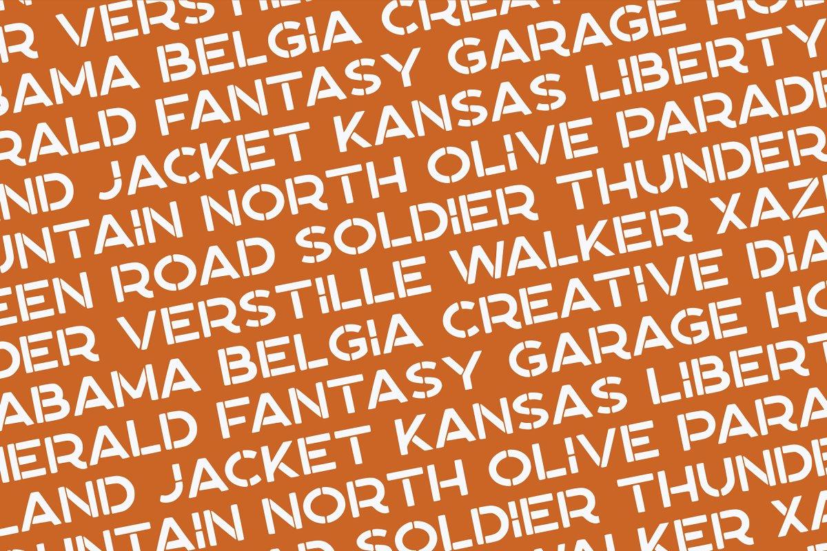 Mondresh Rough Sans Font  6