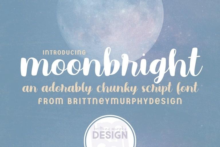 Moonbright Handwritten Font 1
