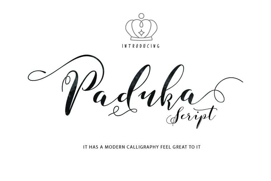 Paduka Script Font Free