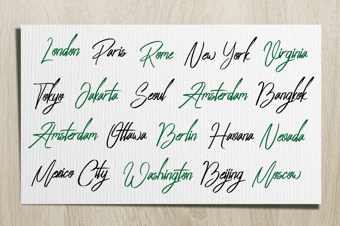 Peace Maker Brush Font 1