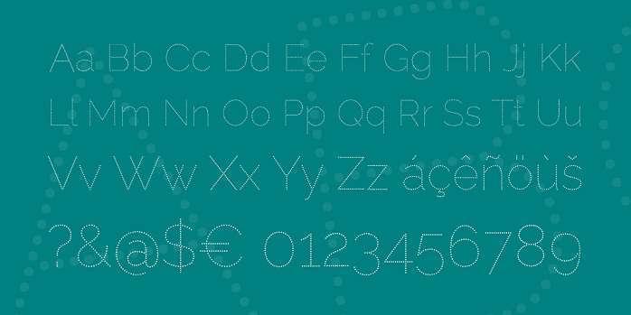 Raleway Dots Font 1