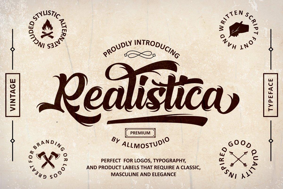 Realistica Script Font