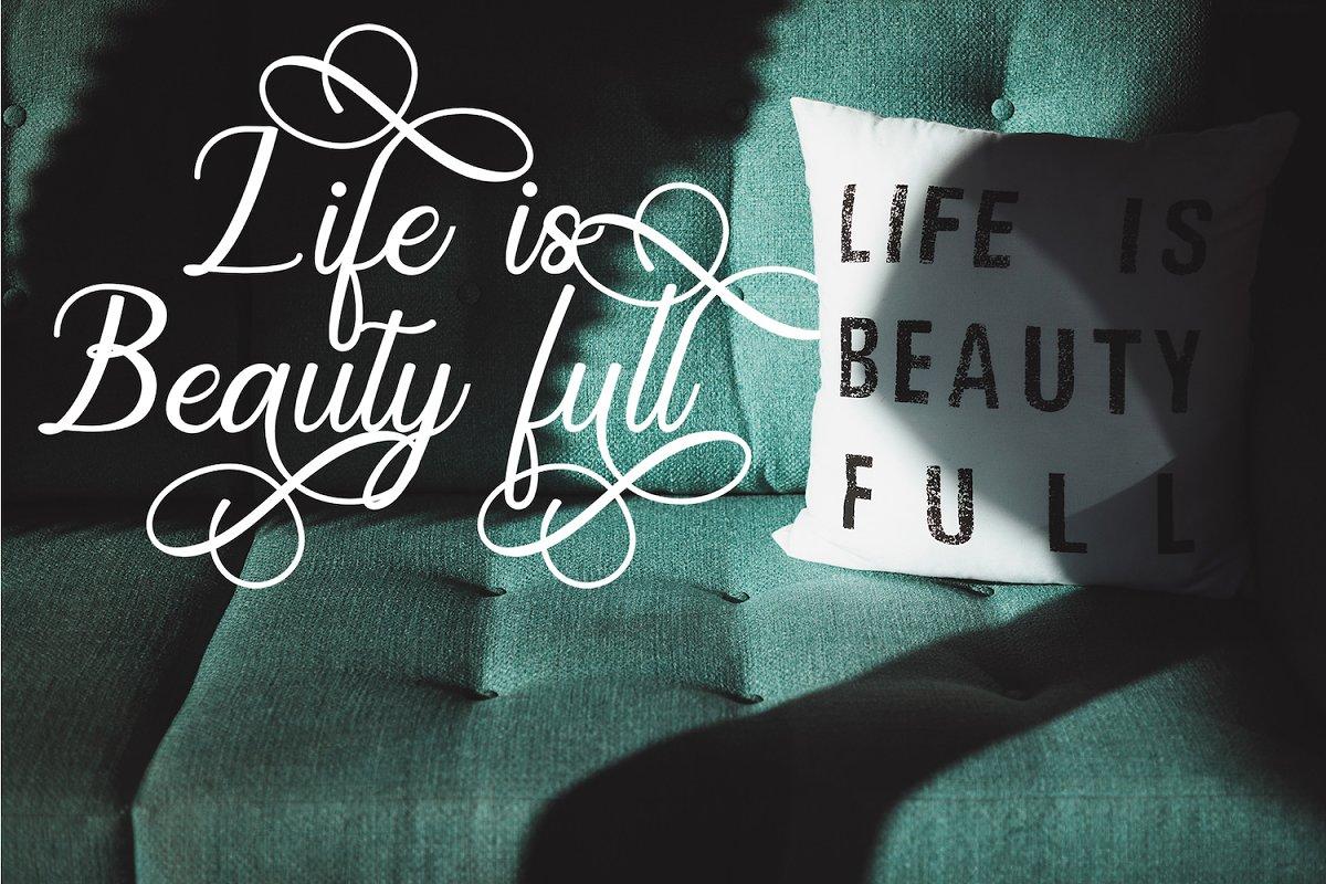 Regalhisa Calligraphy Script Font 5