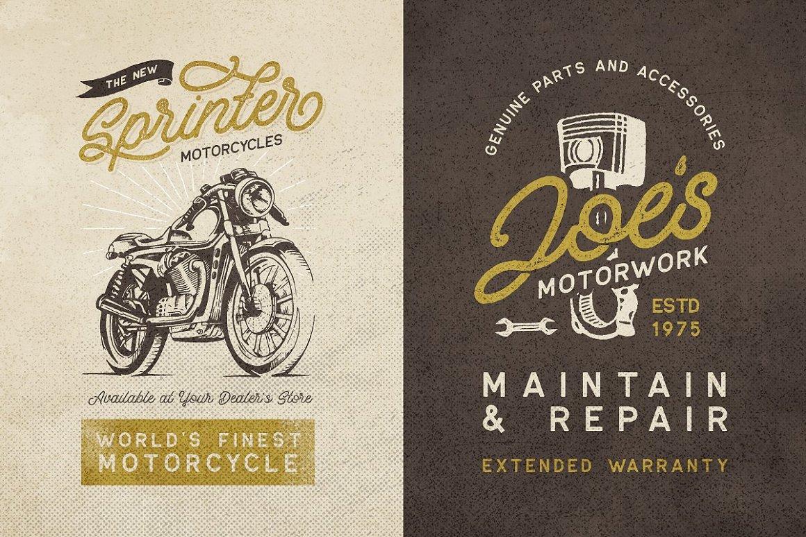 Retrology Script Font 5