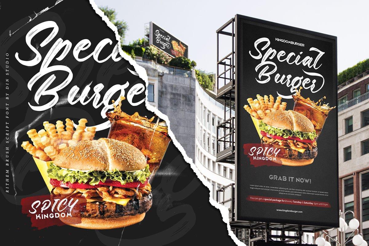 Rithem Brush Script Font 5