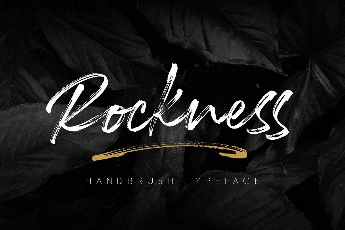 Rockness Handbrush Font
