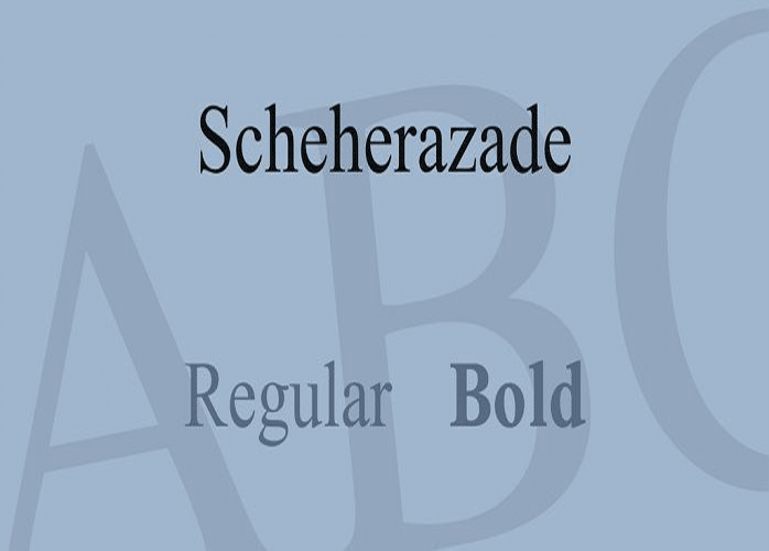 Scheherazade-Font--0