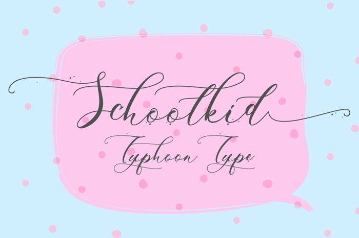 Schoolkid Font 2