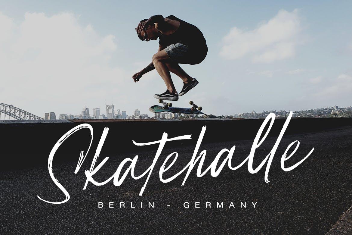 Scout Beach Handwritten Brush Font 4