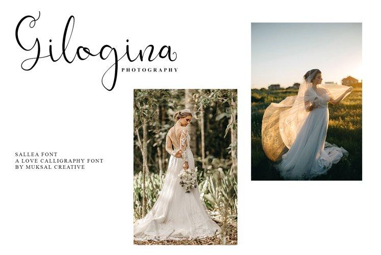 Sellea Modern Calligraphy Font 5