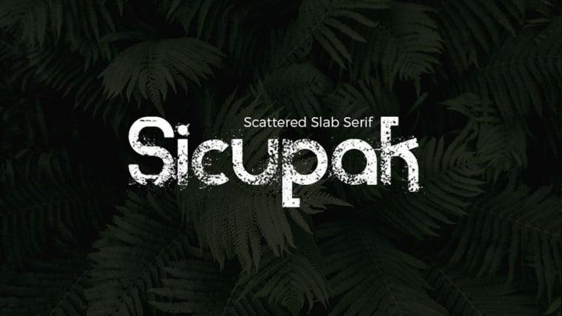 Sicupak Display Font