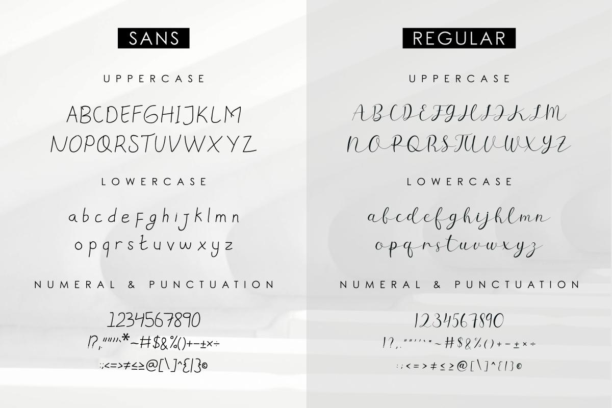 Sillmy Script Font Duo 1