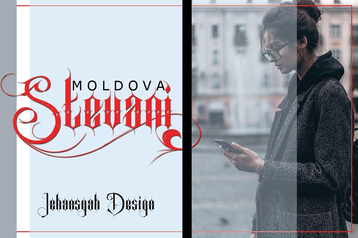 Single Ghost Tattoo Font 2