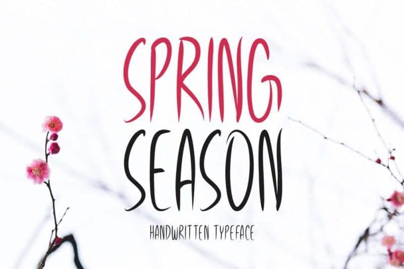 Spring Season Font