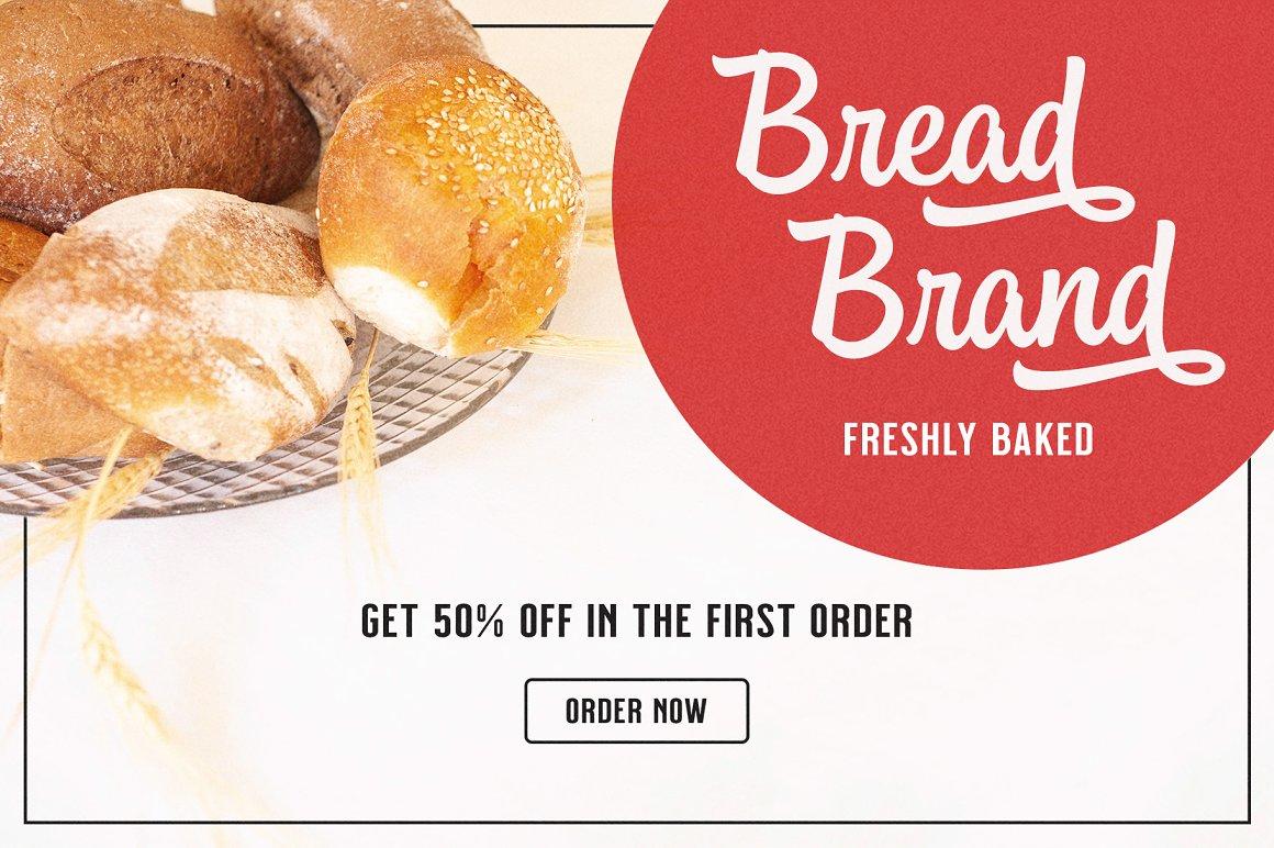 Stangard Handbrush Font 4