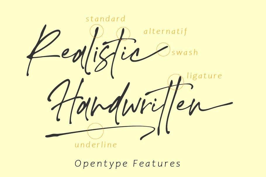 The Ballpoint Font 6