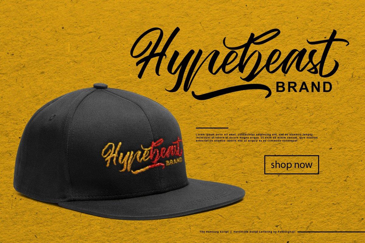 The Hamburg Script Font 13