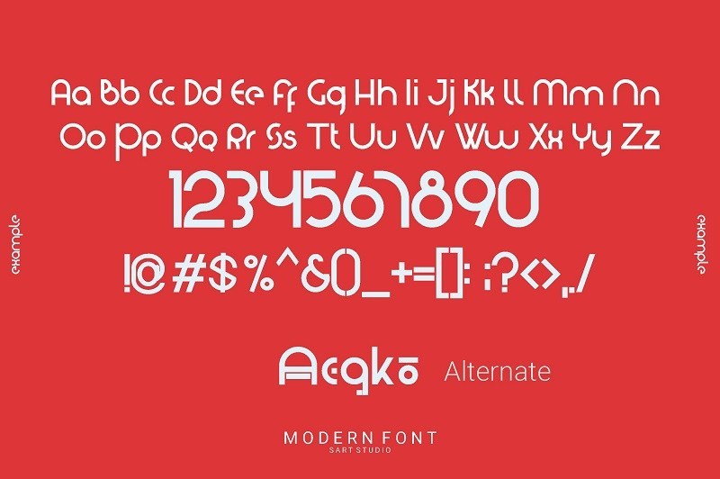 Washington Sans Display Font 1