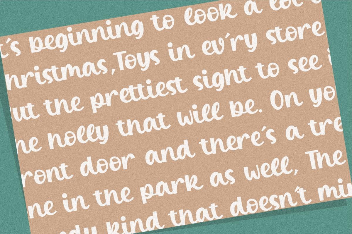 Winter Candle Bold Script Font  4