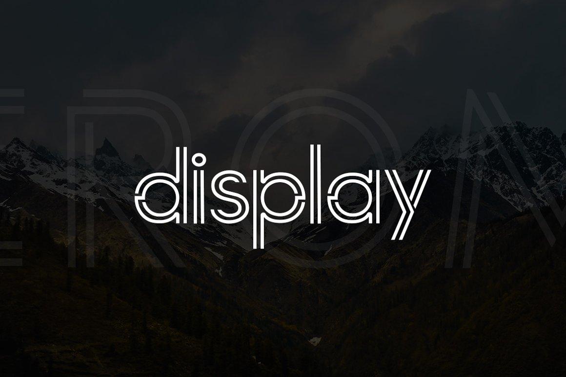 Xerome Display Typeface With Webfont 2