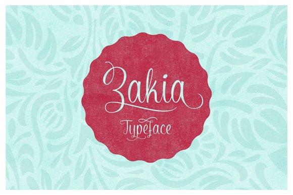 Zakia Script Font 1