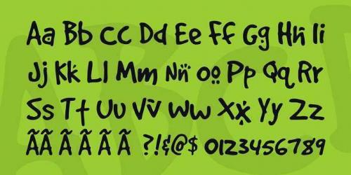 4 DOGS font