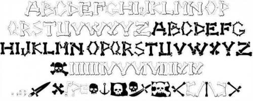 4 DOGS font 1