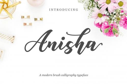 ANISHA Script Font Free  5