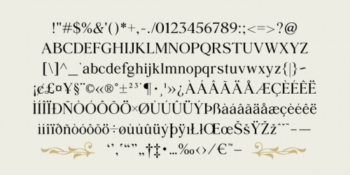 Agatho Font Family 5