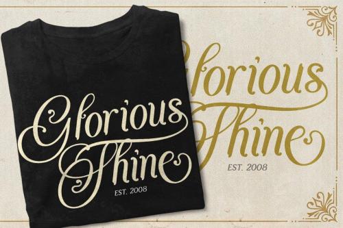 Agenda King Calligraphy Vintage Script Font 11