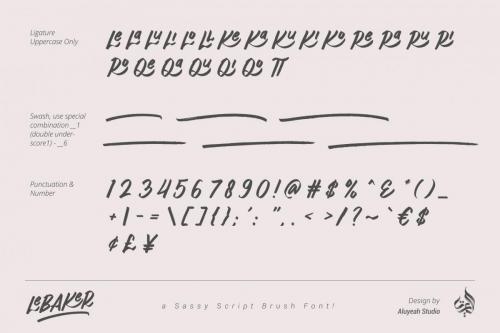 AL LeBaker Font 