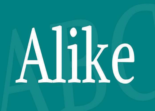 Alike-Font-0